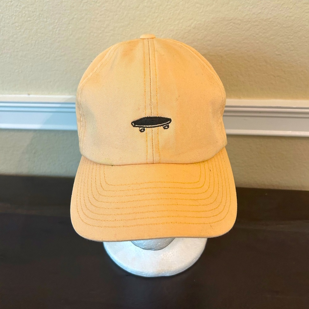 Vans Accessories - Orange skateboard adjustable baseball cap
